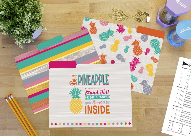 Teacher Created Resources Tropical Punch File Folders (TCR8538) - Image 2